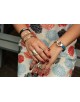 Bague argent perle