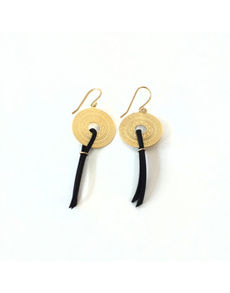 Boucles d'oreilles plaqué or