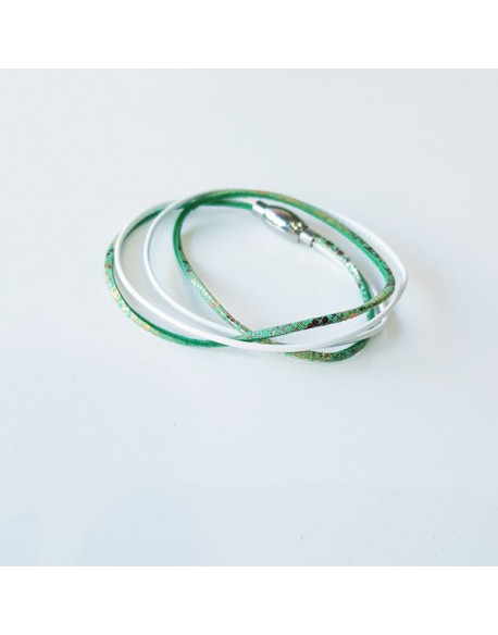 BRACELET CUIR FIN DOUBLE TOUR