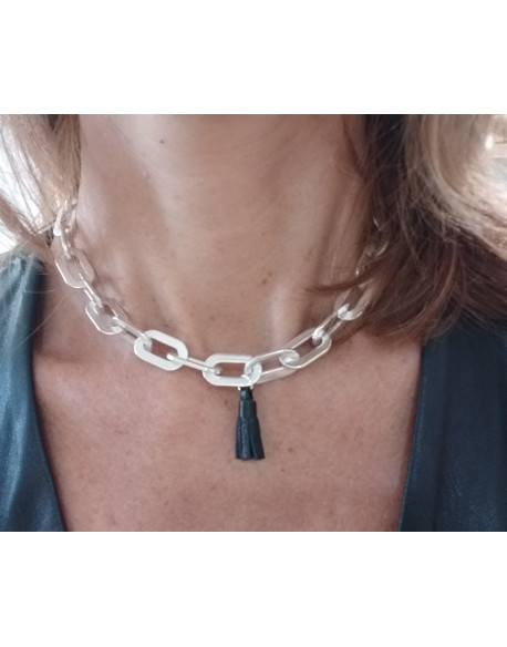 Collier gros maillon
