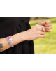 BRACELET DOUBLE TOUR ET PAMPILLE RONDE SIMONE