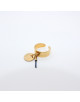 BAGUE DOREE REGLABLE MEDAILLE ETOILE ELSA