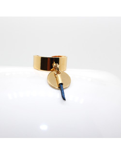 BAGUE DOREE REGLABLE MEDAILLE ETOILE ELSA