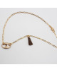 COLLIER DORE GRAIN DE CAFE ANITTA