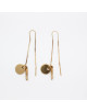 BOUCLES D'OREILLES DOREES ETOILE AJOUREE MARIANNA