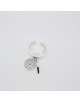 BAGUE ARGENT REGLABLE MEDAILLE MARTELEE REBECCA