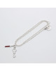 BRACELET ARGENT PENDENTIF CLE SILVIA