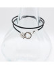 BRACELET ENFANT CUIR NOIR ET FERMOIR MARIN TOKYO