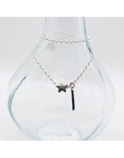 BRACELET ENFANT ARGENT PAMPILLE ETOILE SOFIA