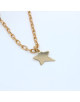 COLLIER DORE ETOILE ANGELE