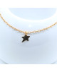 COLLIER DORE ETOILE ANGELE