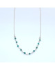 COLLIER ARGENT MINI PERLES TURQUOISE TATIANA