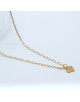 COLLIER DORE TREFLE MANON