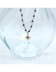 COLLIER DORE LAPIS LAZULI ETOILE RYANA