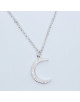 COLLIER LUNE EN ARGENT LUNA