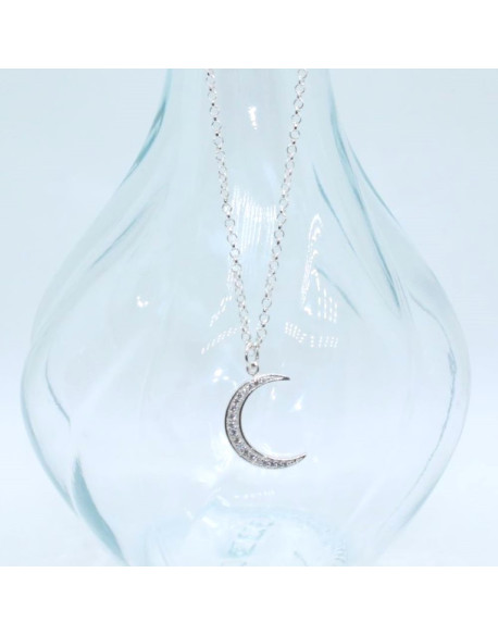 COLLIER LUNE ARGENT LUNA