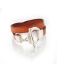 Bracelet cuir simple tour