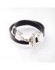 Bracelet cuir simple tour